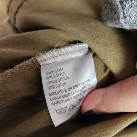 Twenty X Tan Corduroy Pearl Snap Western Button Down Shirt Slim Fit Mens XXL - Picture 13 of 14